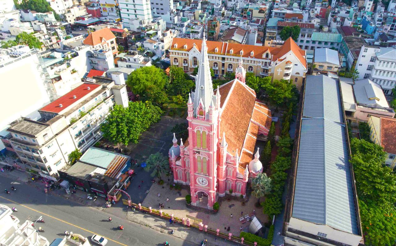 The Nguyens Cafe - Pink Church View Ho Si Minh-város Kültér fotó